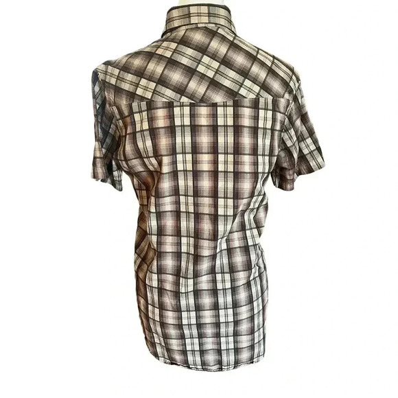 COSTAL short sleeve button up pearl snap buttons mens size small - Picture 9 of 11